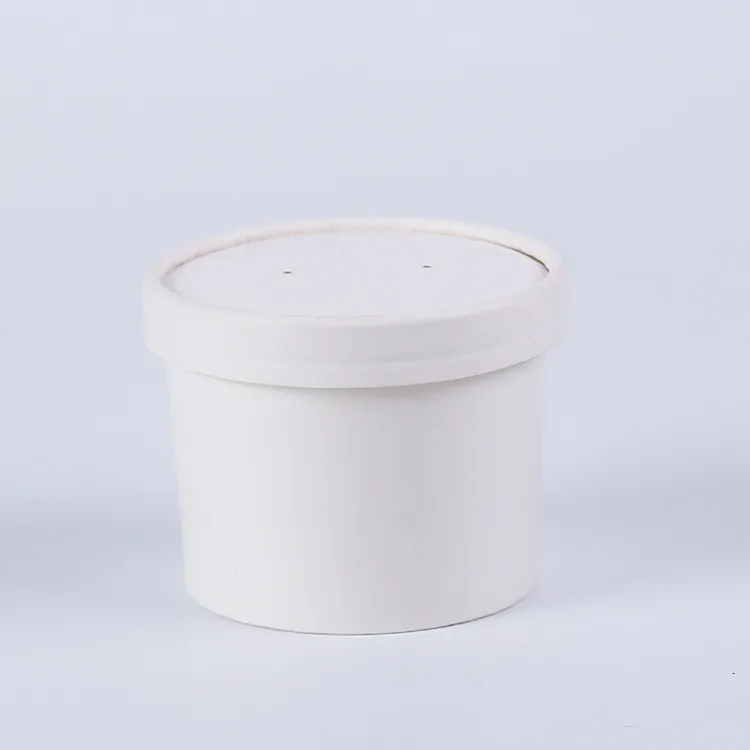 Download Disposable White Kraft Paper Soup Cup Bowl With Paper Lid Buy Personalized Soup Bowls Soup Bowl With Lid And Spoon Disposable Hot Soup Paper Bowl Product On Alibaba Com