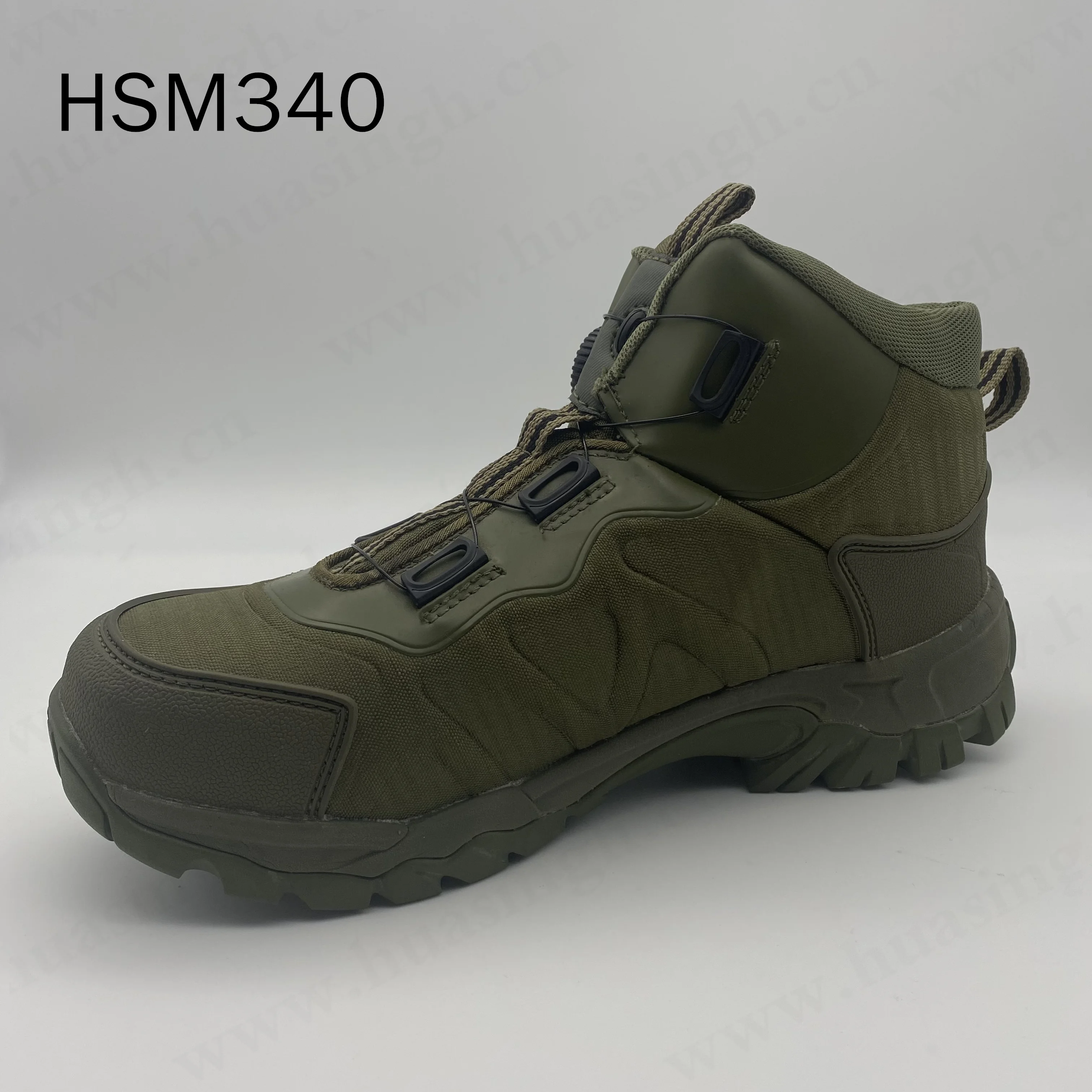 ZH,strong grip outdoor tactical jungle boots with safety buckle support system design easy hidden green hunting boots HSM340