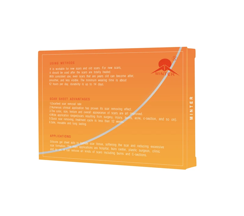 Medical Anti Scar Sheet Silicone Gel Pads Sheet For Keloid Scars