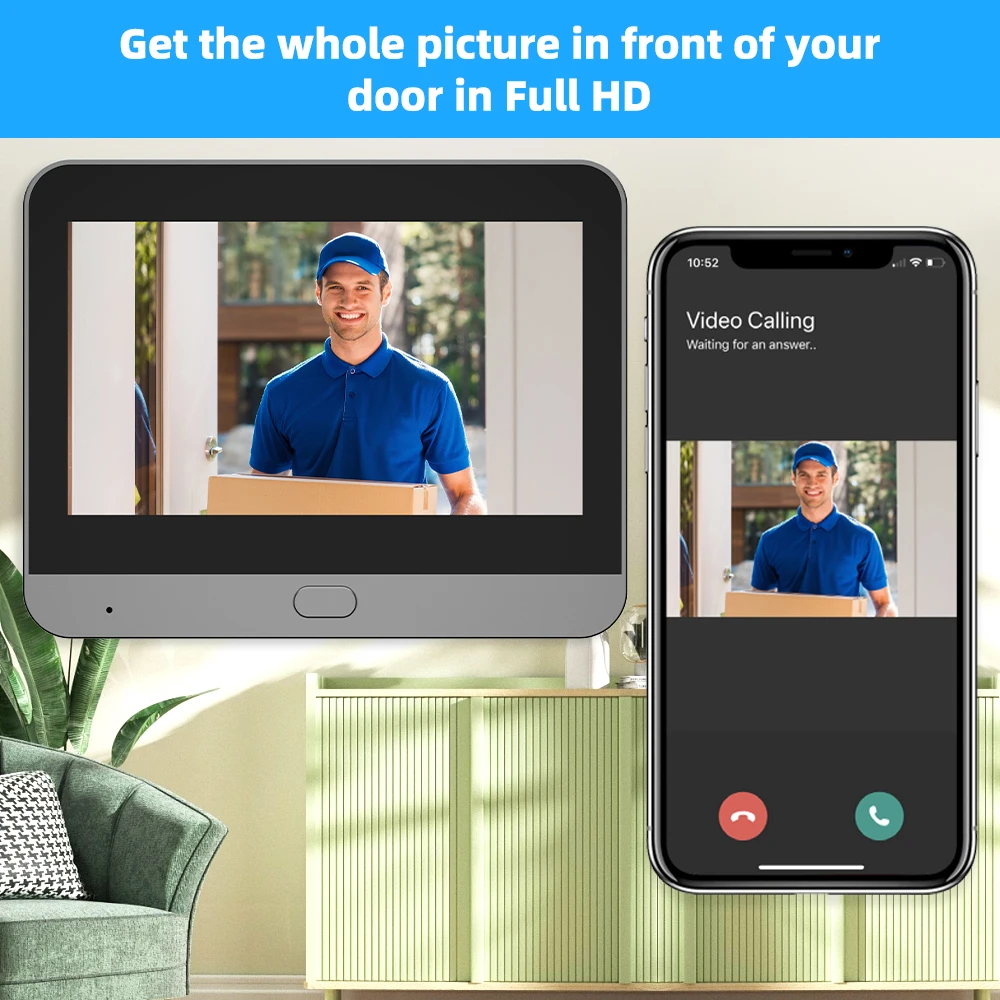 Video Doorbell Alexa Show Me The Front Door Ring Peephole Camera