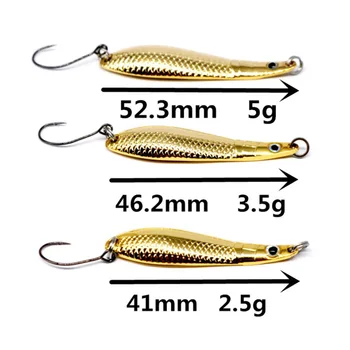 Small Water Demon Luya Horse Mouth Sequins Micro Artificial Hard Bait Zinc Alloy Hooks for Freshwater Fish Green Lure Fishing – Hard Lure – view 4