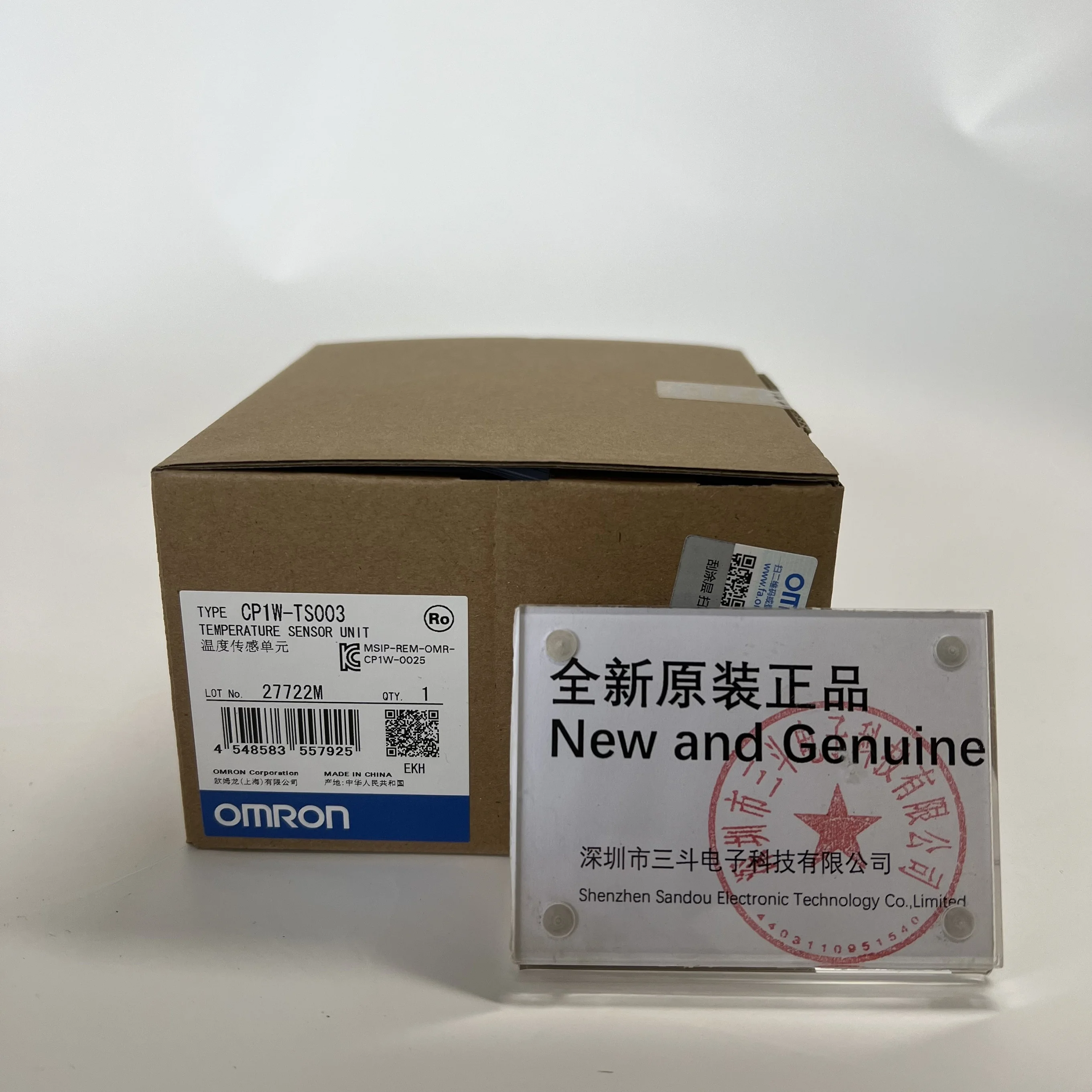 Omron Temperature Sensor Unit CP1W-TS003