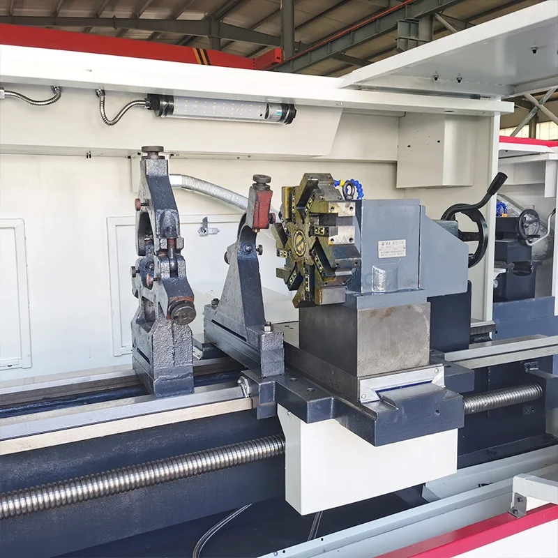 Automatic Cnc Lathe Machine Cak6166 Fanuc Cnc Lathe with Steady Rest