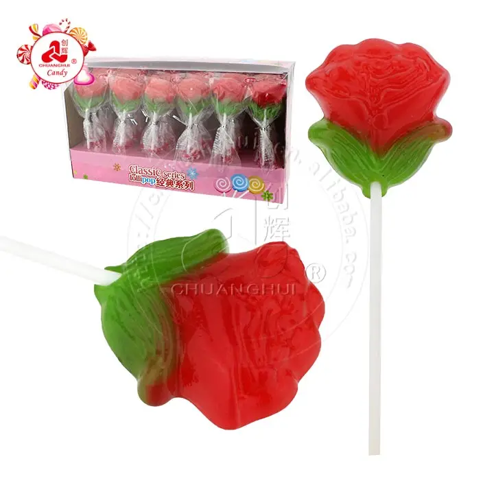 Rose lollipop