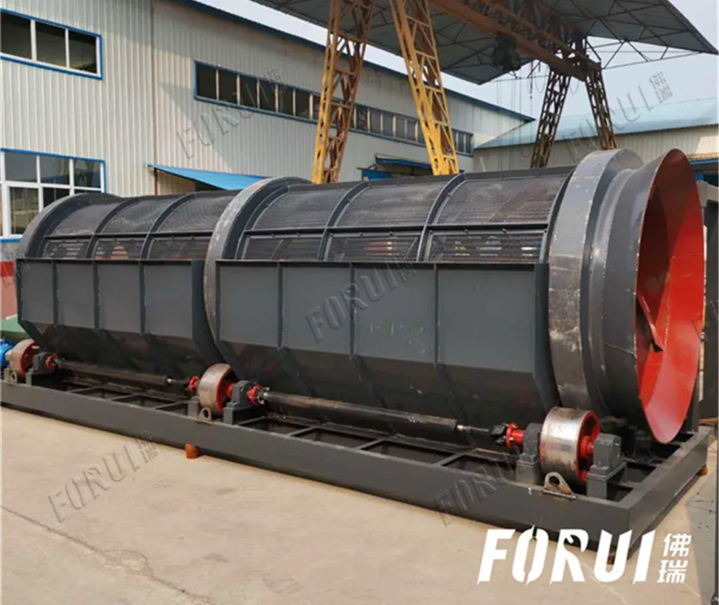 24 Hours Service Revolving Trommel Screen for Gold Coal Soil Sand Gravel Compost Sizing and Separation