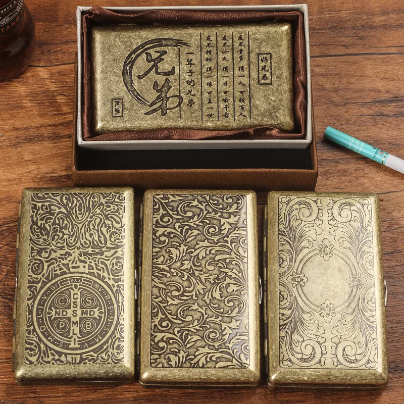 Luxury Retro Metal Cigarette Case
