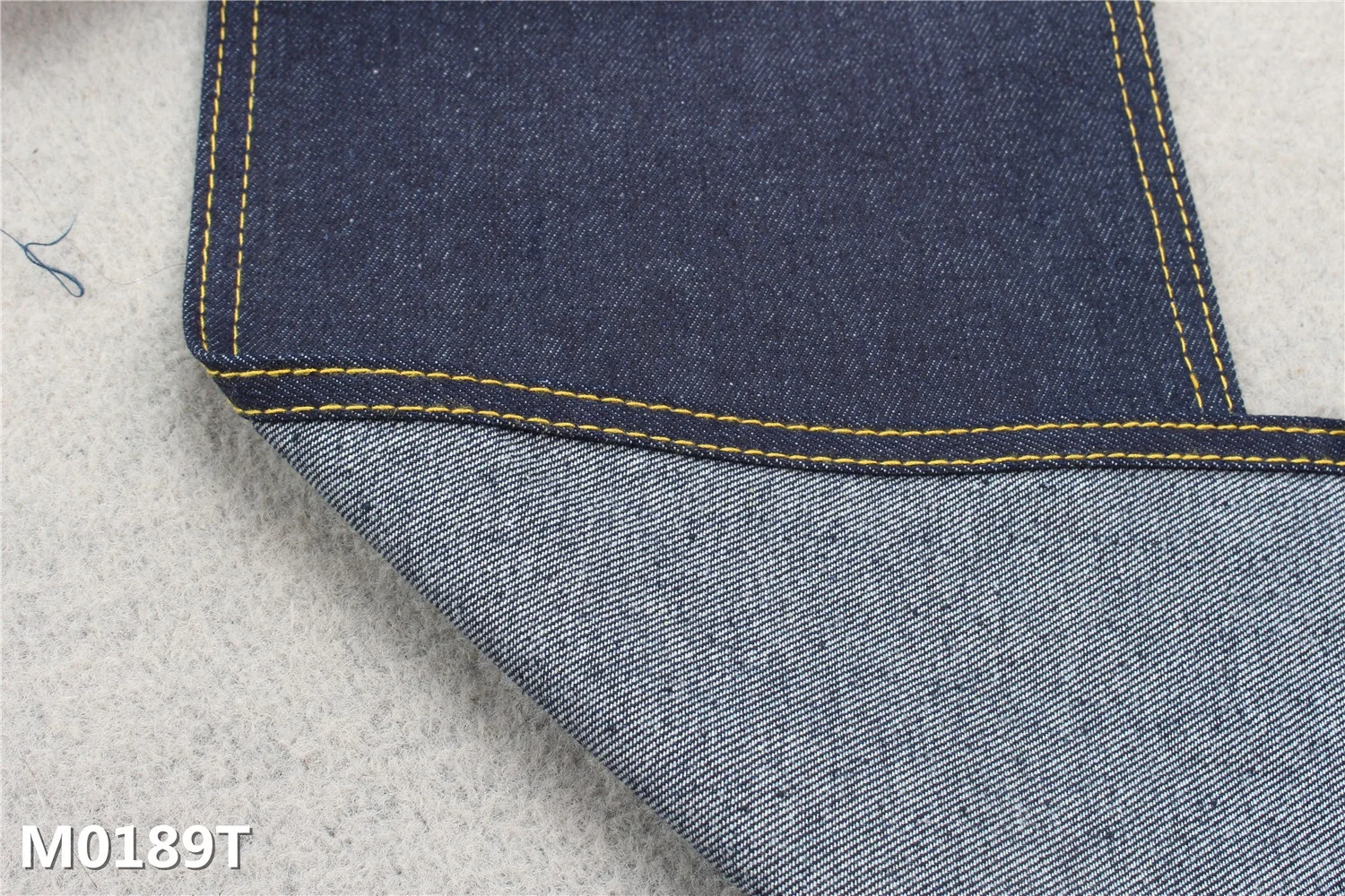 11oz 100% Cotton Denim Fabric with 62/63" Width and Shrink-Resistant Properties for Jeans and Apparel
