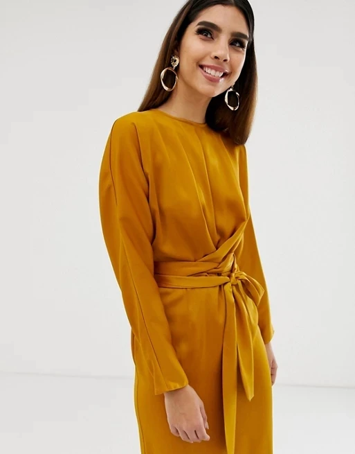 chinese dress ladies Amazon.com: wearVAST Plunge Neck Batwing Sleeve Dress Midi Maxi Side Slit Silk  Satin Dress (SKU088, XL, Blush) : Clothing, Shoes & Jewelry main image 0