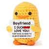 Tarjeta de novio amarillo