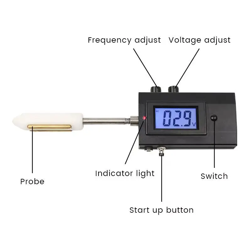 GREAT FARM Animal Sperm Collector Machine for Horse Sheep Dog Cat Vet Inseminator Equipment Electro-Ejaculator Stimulation