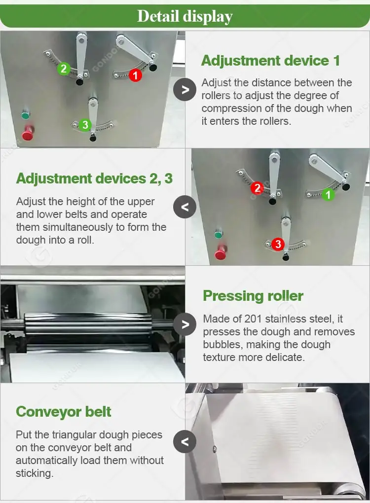 Automatic Electric Small Mini Croissant Forming Rolling Make Home ...