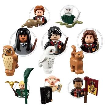 Magic Movies Animation Figure Mini Block Set Harry&Hogwarts Mini Figures Assembled Toy Small Particle Building Block Toy