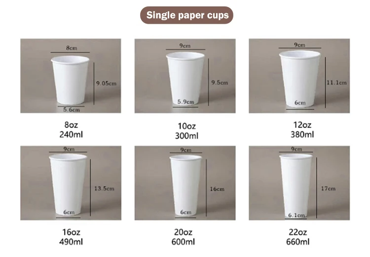 Custom Printed Logo 7oz 8oz 10oz 12oz 16o Double Wall Paper Cup Gold ...