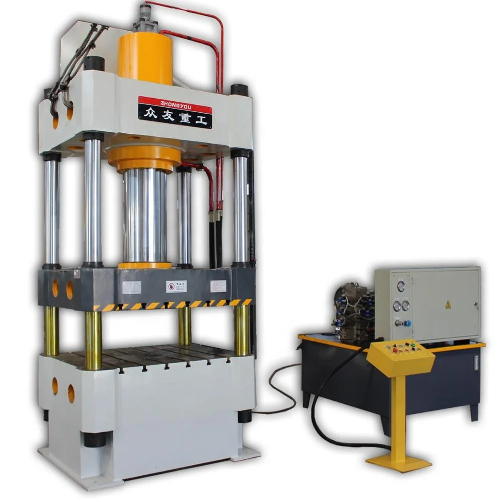 Double Action Downstroke 4 Column Hydraulic Press Machine for Deep Drawing Press