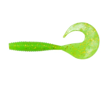 Cheery 7cm PVC Artificial Curly Long Tail Fish Shrimp Vibe Bait for Marlin Fishing in Rivers – Lure – view 4