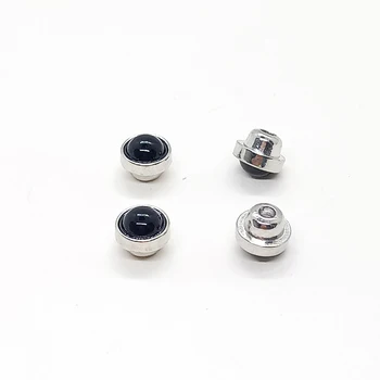 Fashion Silver Black Pearl Studs Leather Rivets for Leather for Clothing Decorate Jackets Shoes Bags Belts