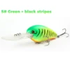 5# Green+black stripes