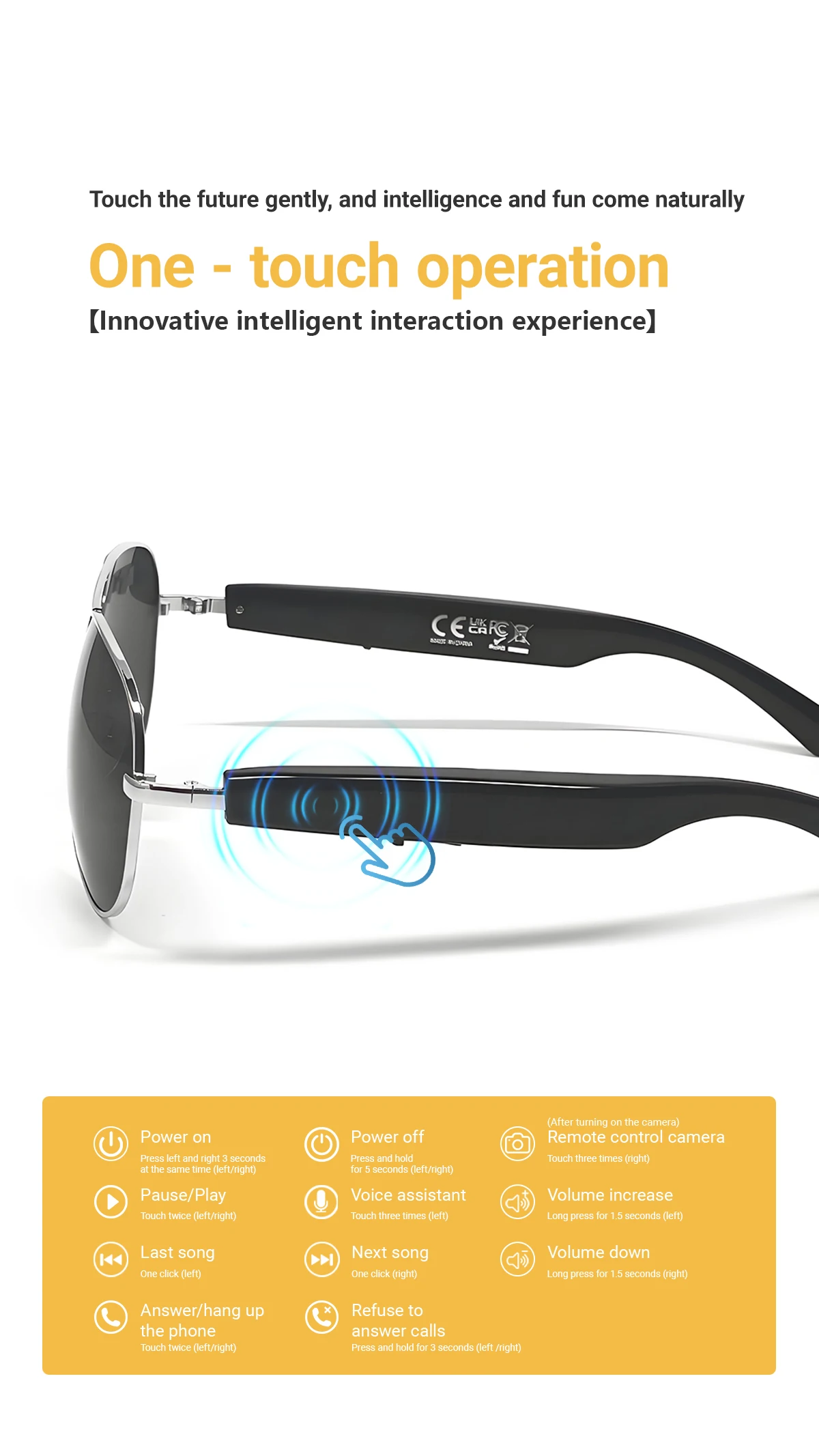 If you are searching for a supplier of a product with perfect quality control and highly competitive prices, which gives you an advantage in expanding your local market, then contact us now!  Competitive suppliers of  2025 Sanvnet F18 Outdoor AI Translation Sunglasses Audio BT Speaker Headset Wireless Music Portable Headphone AI Smart Glasses