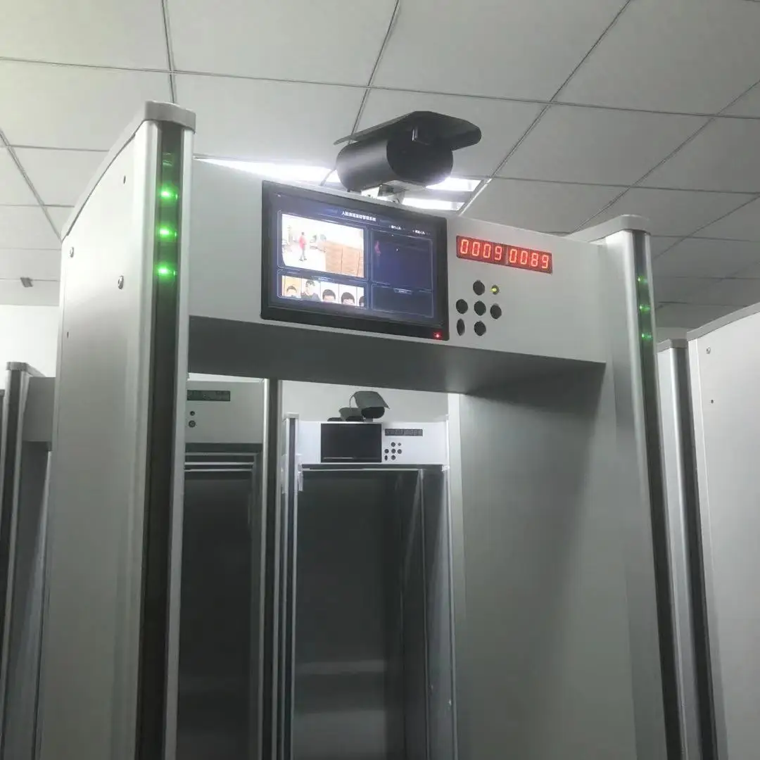 Blackbody thermal imaging thermometer with metal detecor integrated machine
