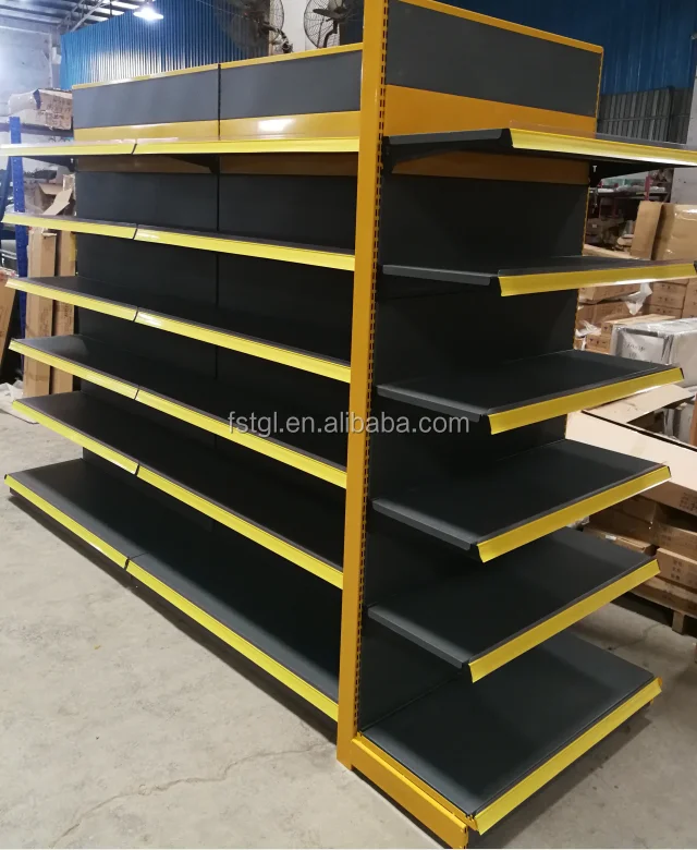 Metal  Shelf Supermarket Display Rack Wall Shelf Used for Shop Fittings Strong Bearing Capacity Store Display Shelves