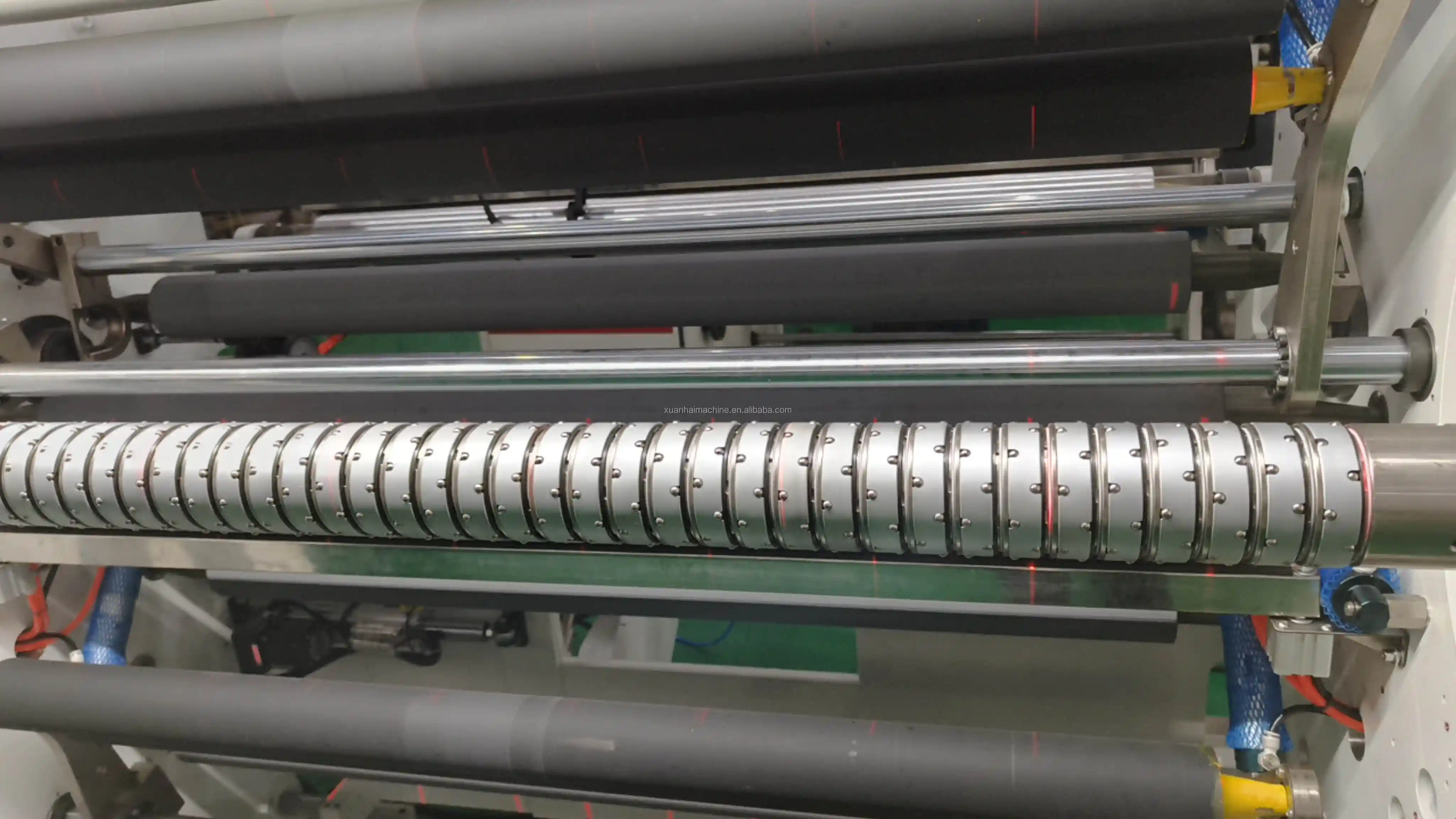 High Speed Slitting and Rewinding Machine 500 M/min PLC Computer Control for 1300mm Roll Materials