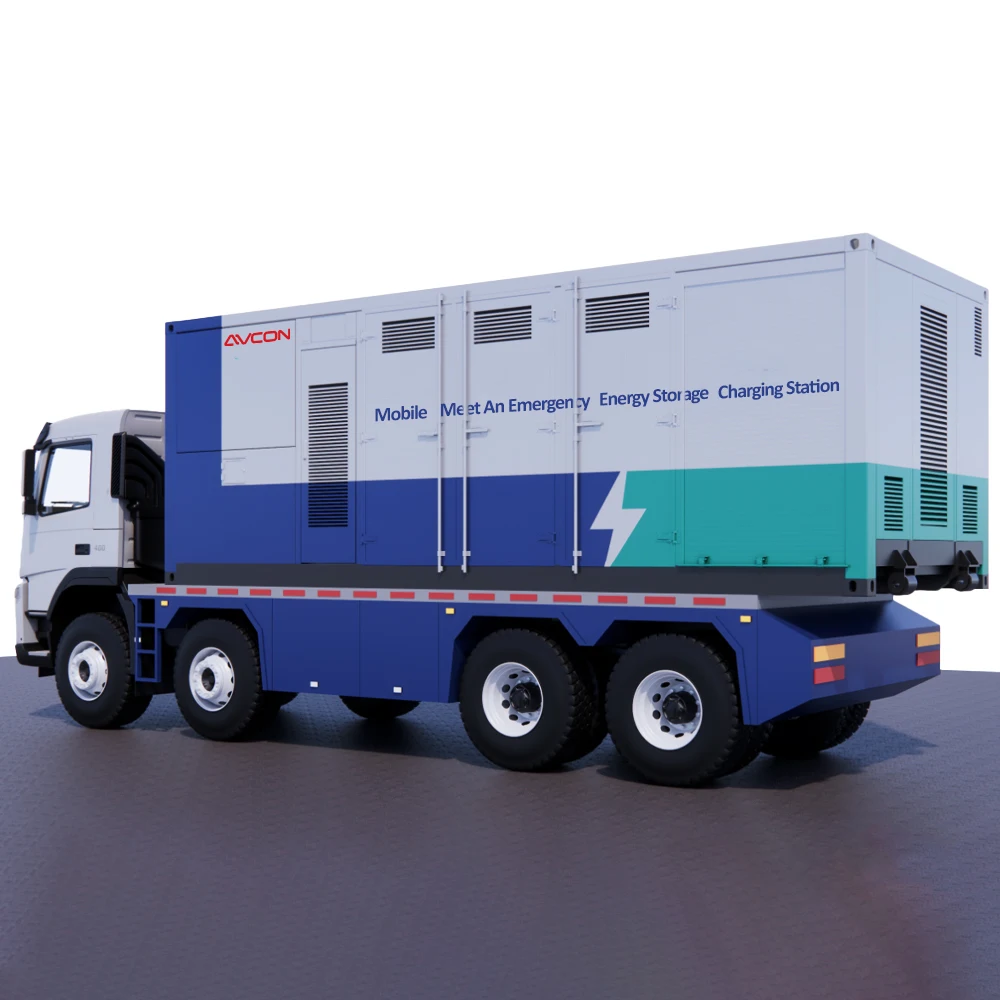 Avcon 1044 kWh Mobilni Hitni Energetska Skladište Uredaji 250KW Van Mreže Snabdevanje Električnom Energijom sa 120KW Fotovoltački Inverter MPPT
