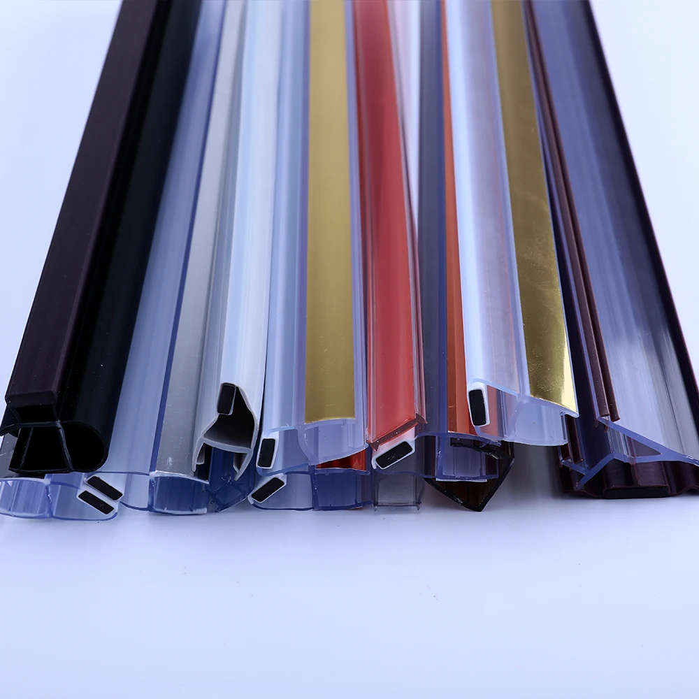 Bathroom Glass Sliding Door Seal Plastic Pvc Strip Door Bottom Seal