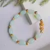 6 light green bracelet