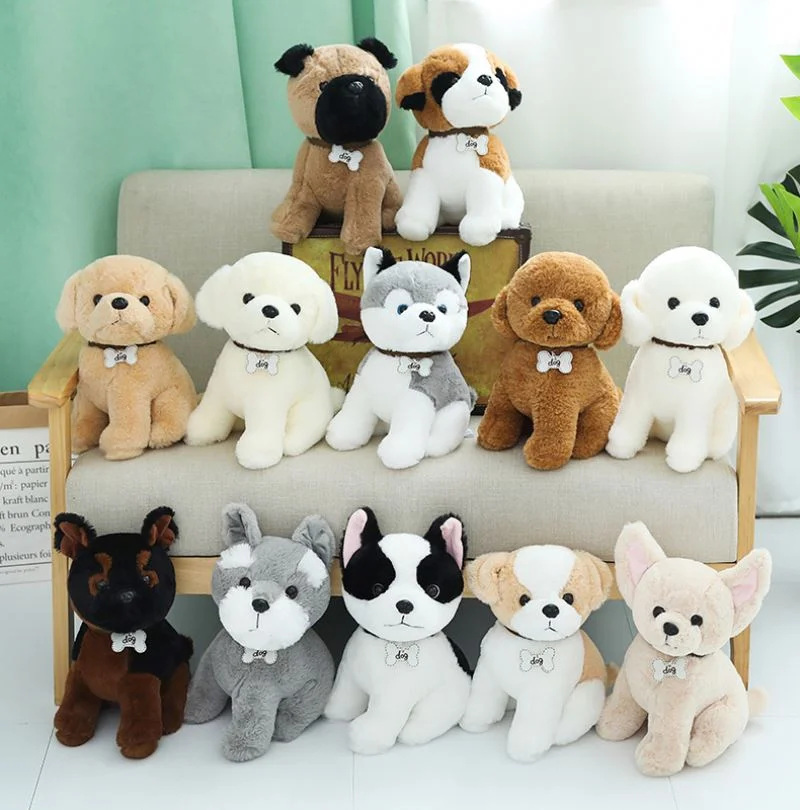 Factory Wholesale Soft Stuffed Animal Cute Dog Plush Toy Gifts Mini ...