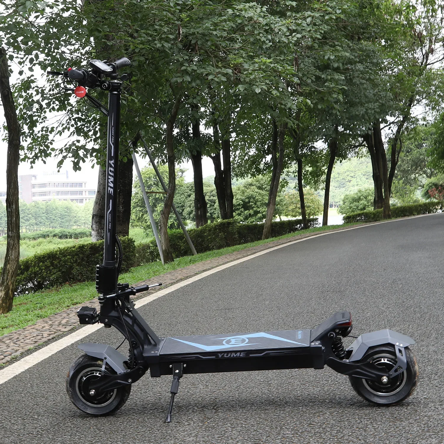 YUME Hawk Pro Powerful 60v 250w Dual Motor 10*4.5 Inch Fat Tire Electric Adult Scooter with Two Wheels From China