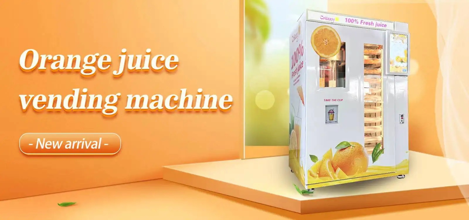 2023 Unmanned New Retail Orange Juice Vending Machine Buy Orange