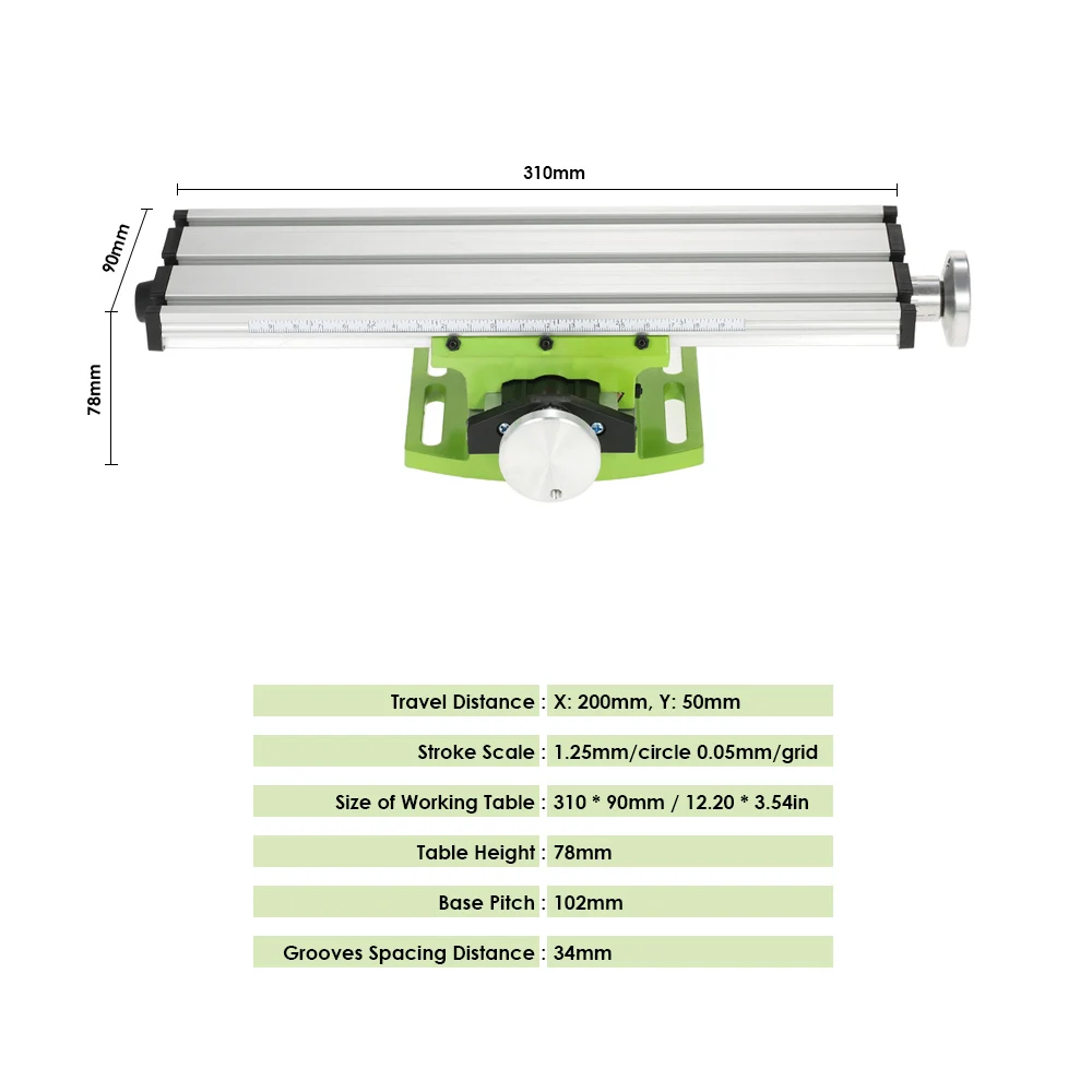Mini Compound Bench Drilling Slide Table Worktable Milling Working ...