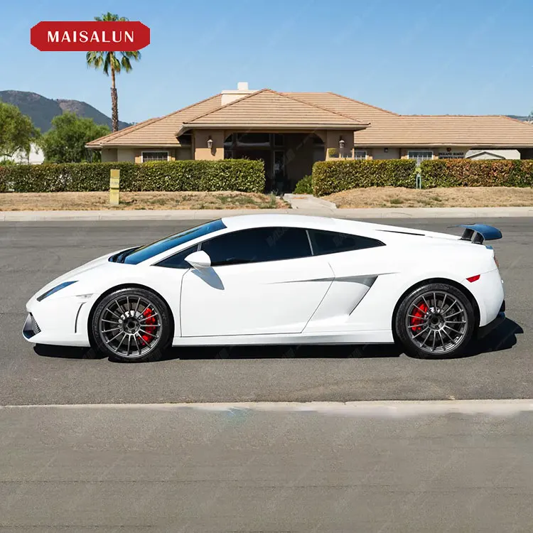 New Carbon Fiber Body Kit for Lamborghini Gallardo LP550 560 570 D Style Front Bumper Side Skirts Spoiler Diffuser Upgrade