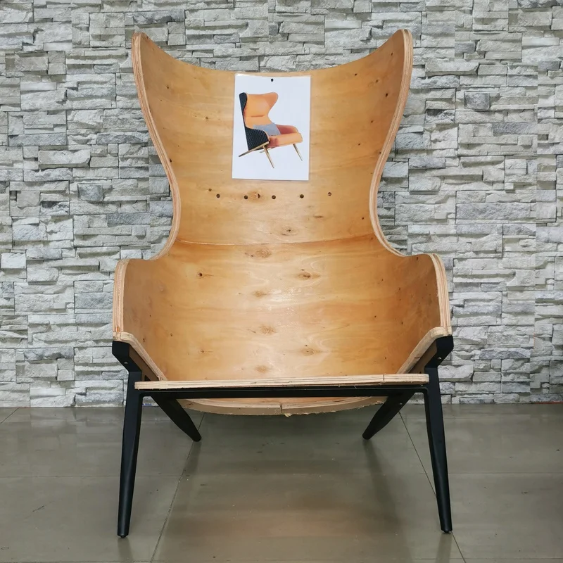 Modern Metal Stainless Steel Leg Furniture Parts High Back Curved