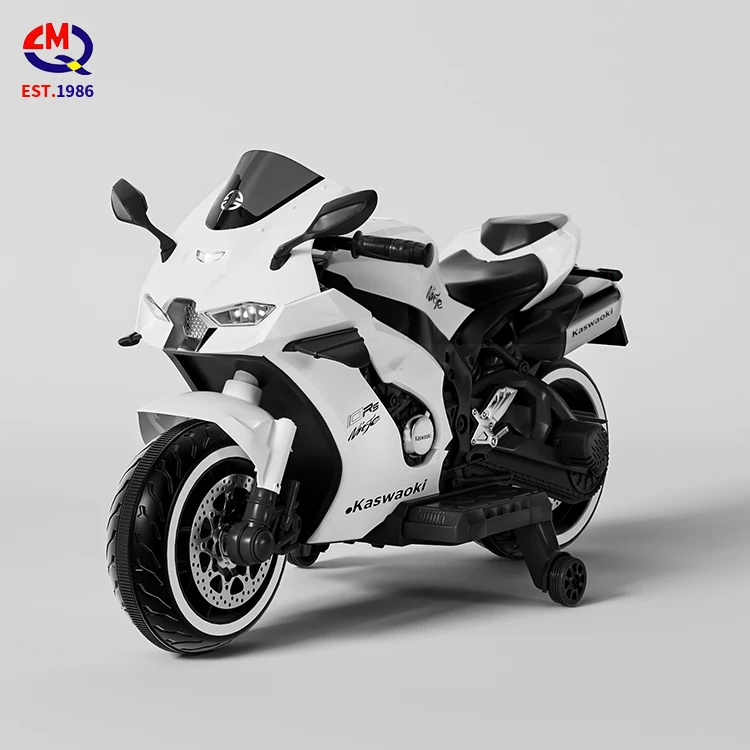 Cheap Price High Quality Popular Customizable Big Electric Motor Kids Motorcycle With Two Training Wheels