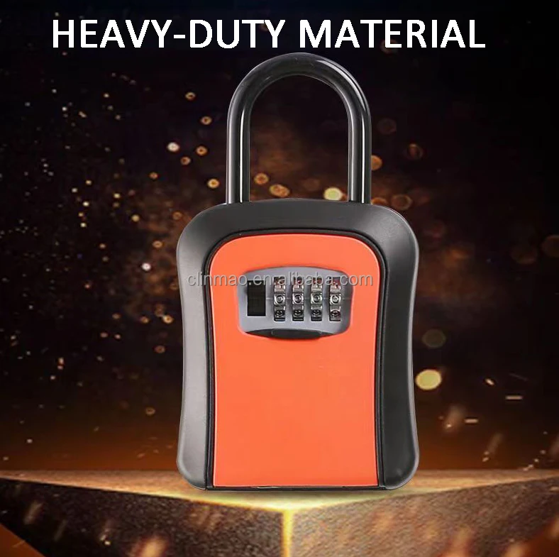 Hanging Key Lock Box Combination Lockbox Code House Key Storage Lock