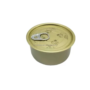 307x113 185g Empty 2-PC Food Tin Can For Tuna Fish Food Packing