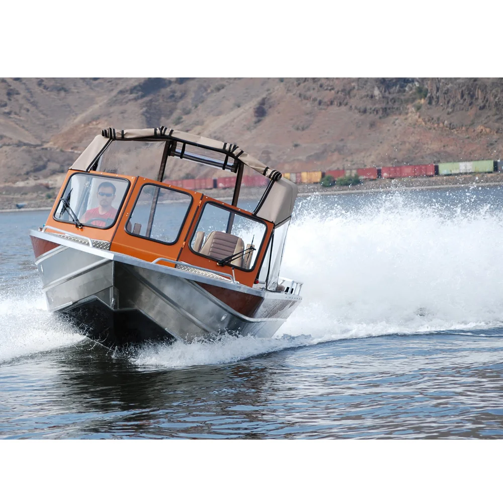 ジェット　　ハルのみ ラグジュアリースポーツ21フィートブルーフラットボトム