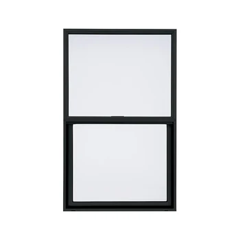 ALUFRONT Superhouse Factory Manufacturer Single Hung Aluminum Glass Window with Hurricane Proof NOA Certificate
