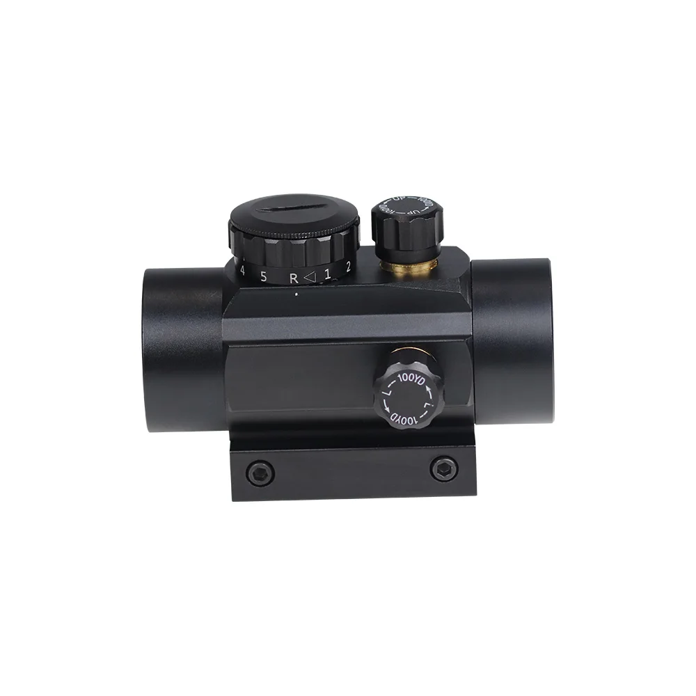 1x40RD Red Green Dot Sight Scope Reflex Sight with Quick Adjustment Knob 20mm/11mm