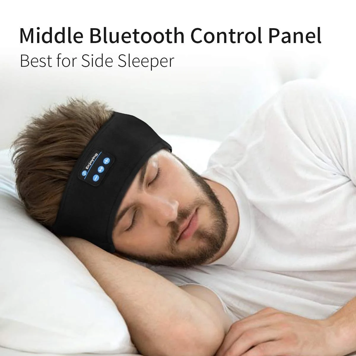 Bluetooth Headband Sleep Headphones with Neckband, IPX4, 35H Play
