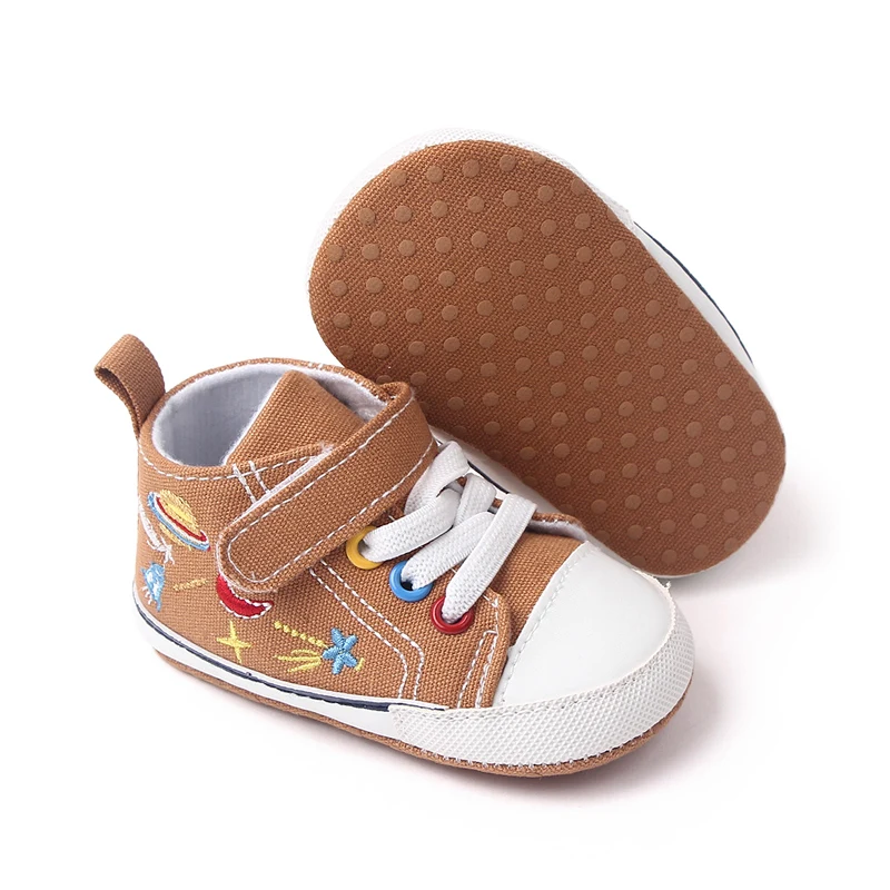 Directly Factory Wholesale Canvas Baby Toddler Infant Sneakers Shoes Newborn Baby Shoes for Boys factory