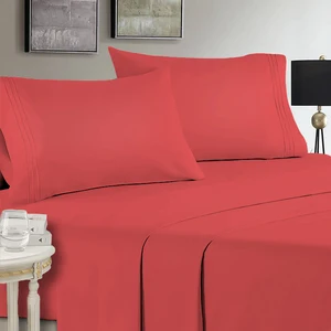 Honeymoon Factory Price Microfiber king Bedsheets Sets Bedding Set Bed Sheets for Beds