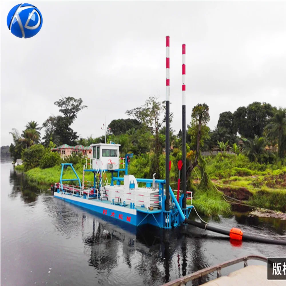 Keda CSD Cutter Suction Dredger Gold Dredge in Japan With Cutter Head