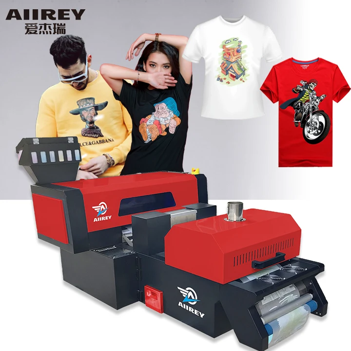 Wholesale Price New A3 30cm XP600 T-Shirt heat transfer dtf printer with roller heater duster