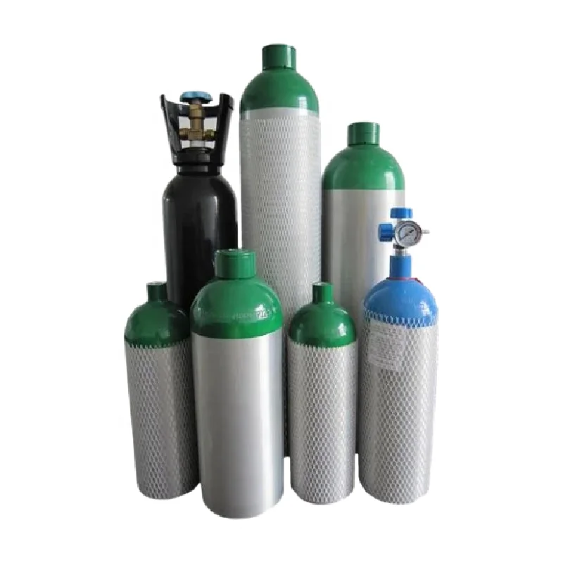 Factory Supply O2 CO2 Xenon Hydrogen Gas Cylinder DOT ISO Aluminum Cylinder