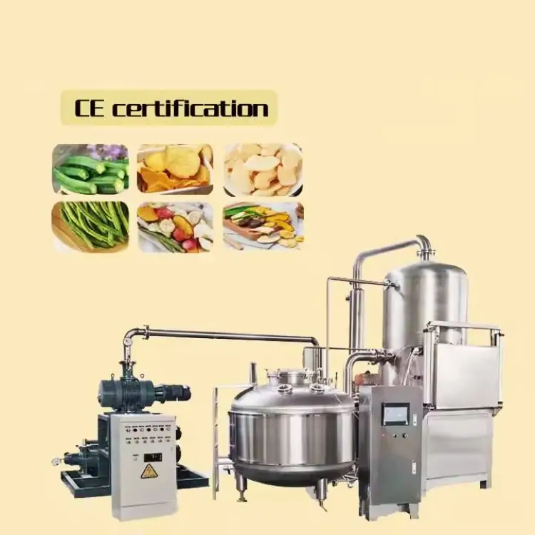 High Speed Homogenizing System Scale Vacuum Fryer Vacuum Frying Production Line Vacuum Fried Beetroot Machine