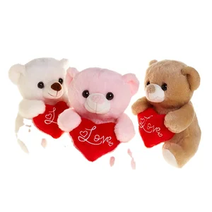 Wholesale Valentines Teddy Bears I love You Teddy Bear Plush Toy with Red Heart