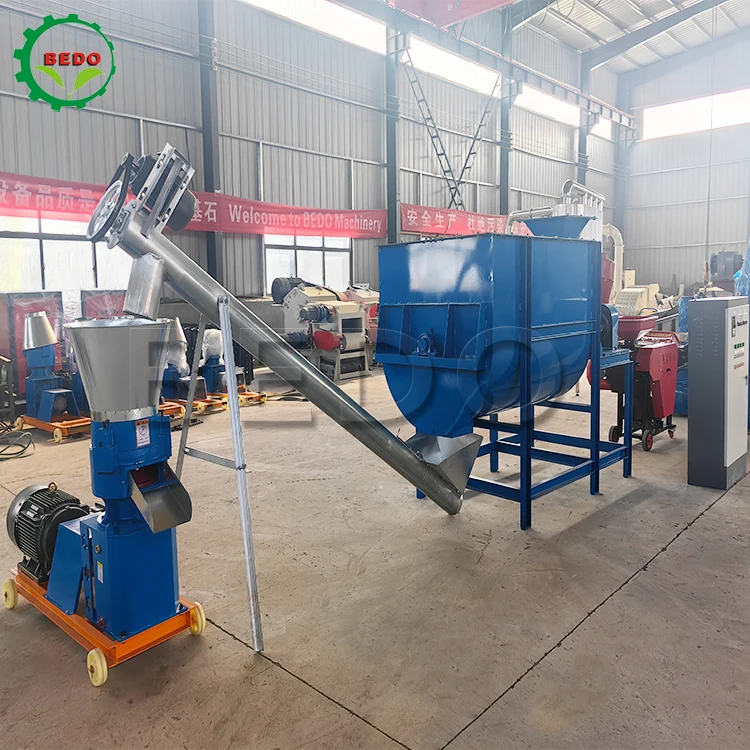 Durable Pelletizer Feed Processing Making Mini Animal Feed Pellet Machine