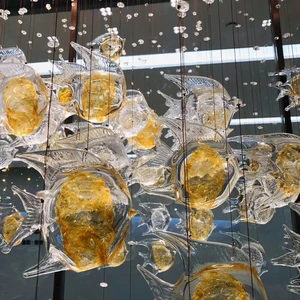 Bespoke Design New Design Hanging Lamp Decoration Shop Villa Banquet Hall LED Chandelier Pendant Lamp Hotel Chandelier